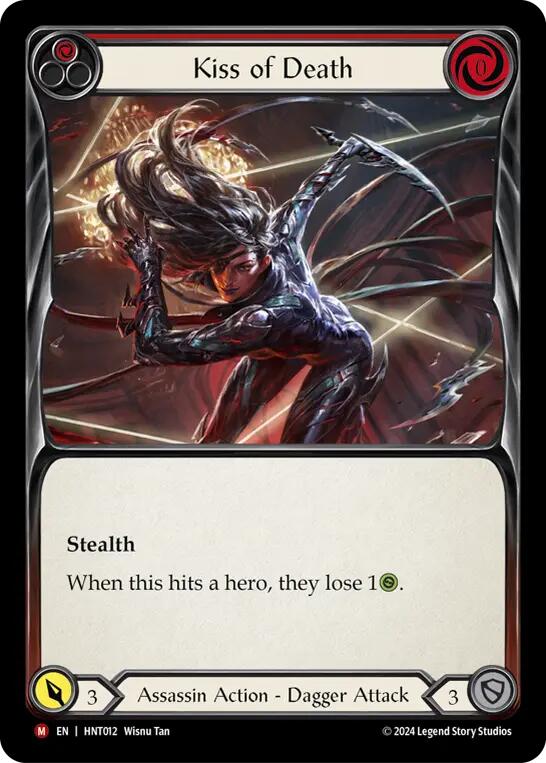 Kiss of Death [HNT012] (The Hunted)  Rainbow Foil | Good Games North