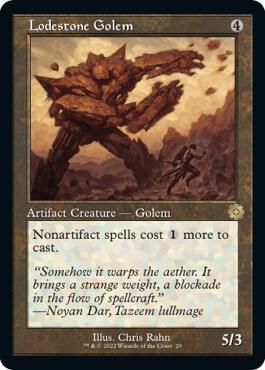 Lodestone Golem (The Brothers' War: Retro Frame Artifacts)  - Foil | Good Games North