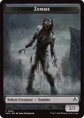 Zombie (0010) // Blood Double-Sided Token [Innistrad Remastered Tokens] | Good Games North