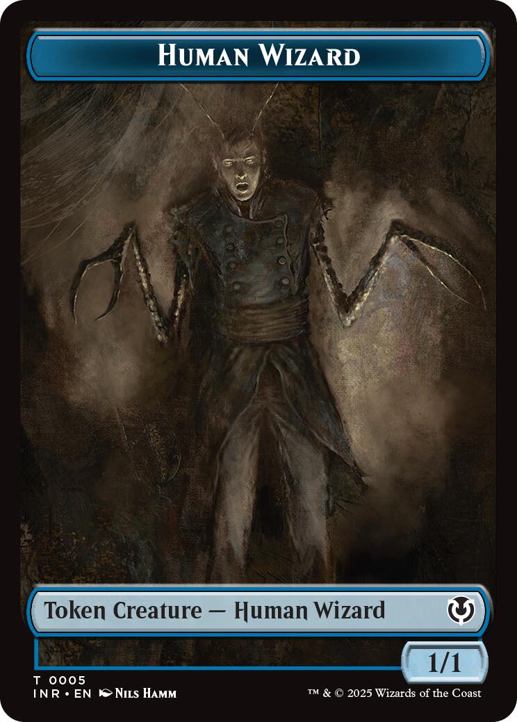 Human Wizard // Emblem - Jace, Unraveler of Secrets Double-Sided Token [Innistrad Remastered Tokens] | Good Games North