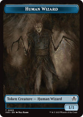 Human Wizard // Emblem - Jace, Unraveler of Secrets Double-Sided Token [Innistrad Remastered Tokens] | Good Games North