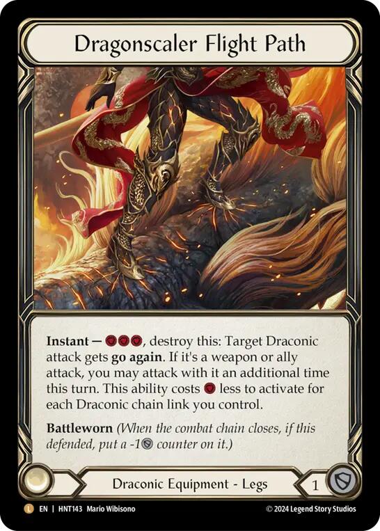 Dragonscaler Flight Path [HNT143] (The Hunted)  Rainbow Foil | Good Games North