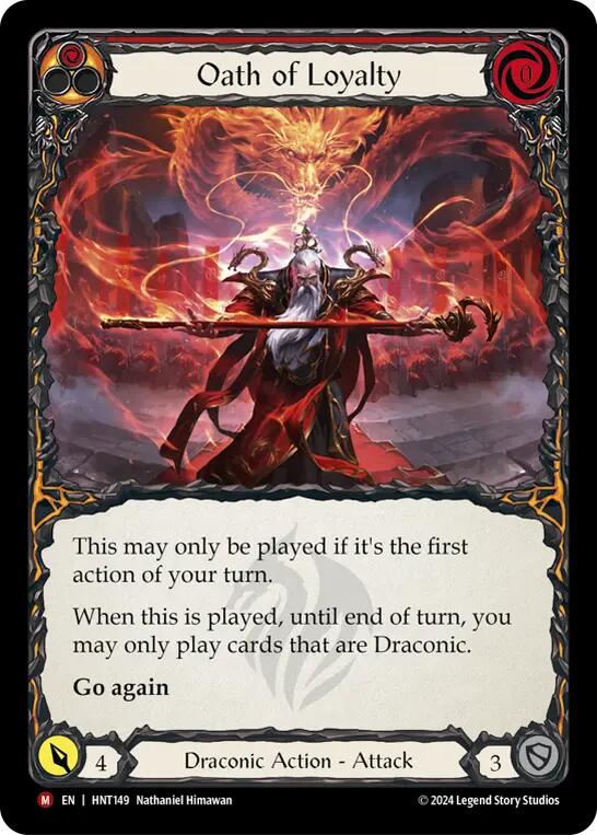 Oath of Loyalty [HNT149] (The Hunted)  Rainbow Foil | Good Games North