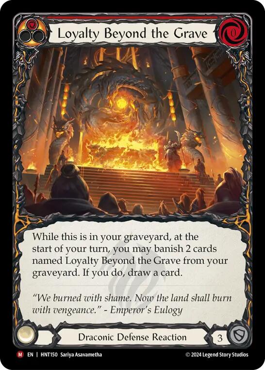 Loyalty Beyond the Grave [HNT150] (The Hunted)  Rainbow Foil | Good Games North