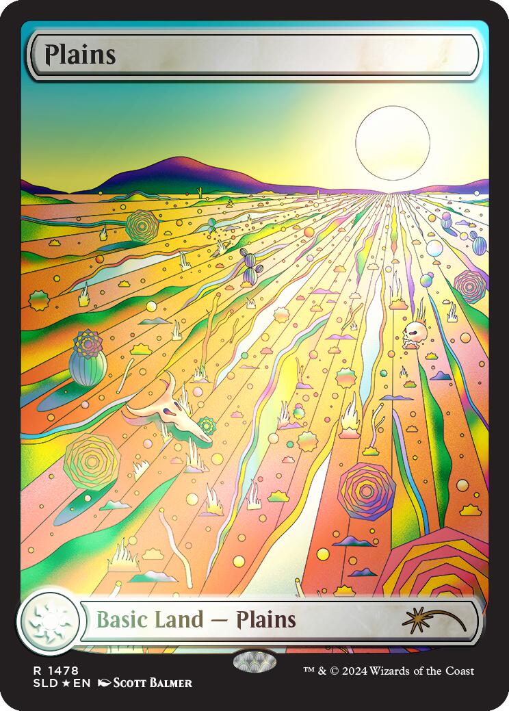 Plains (1478) (Rainbow Foil) [Secret Lair Drop Series] | Good Games North