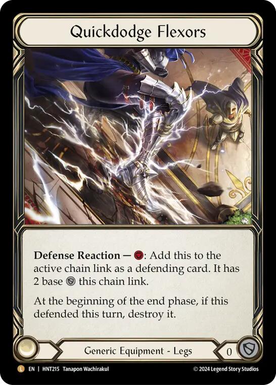 Quickdodge Flexors [HNT215] (The Hunted)  Cold Foil | Good Games North