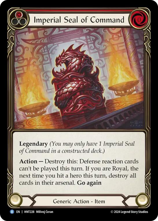 Imperial Seal of Command [HNT228] (The Hunted)  Rainbow Foil | Good Games North