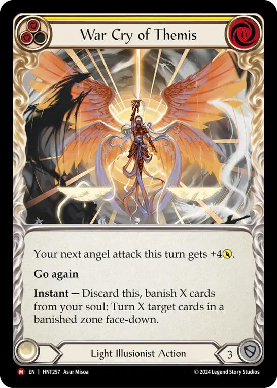 War Cry of Themis [HNT257] (The Hunted)  Rainbow Foil | Good Games North