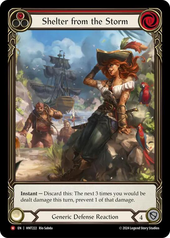 Shelter from the Storm (Extended Art) [HNT222] (The Hunted)  Rainbow Foil | Good Games North