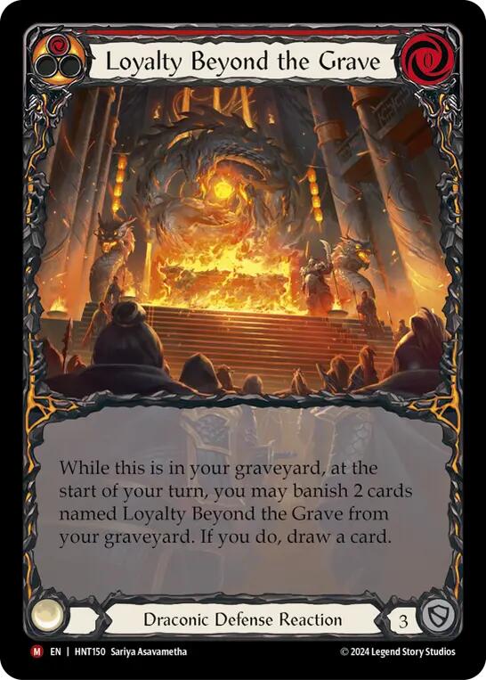 Loyalty Beyond the Grave (Extended Art) [HNT150] (The Hunted)  Rainbow Foil | Good Games North