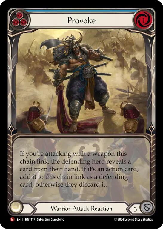 Provoke (Extended Art) [HNT117] (The Hunted)  Rainbow Foil | Good Games North
