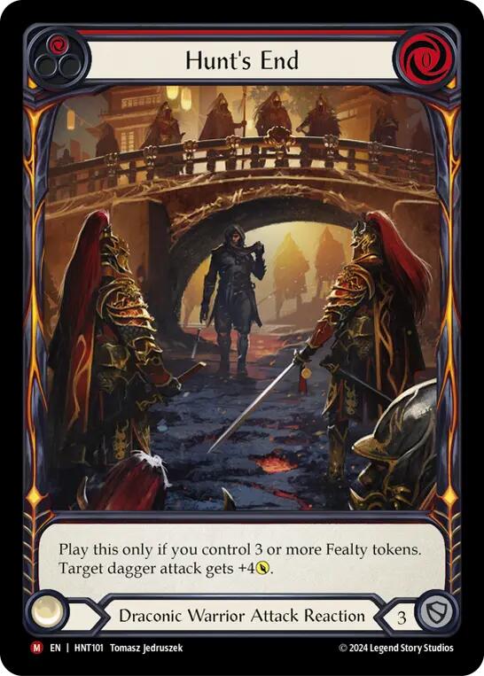 Hunt's End (Extended Art) [HNT101] (The Hunted)  Rainbow Foil | Good Games North