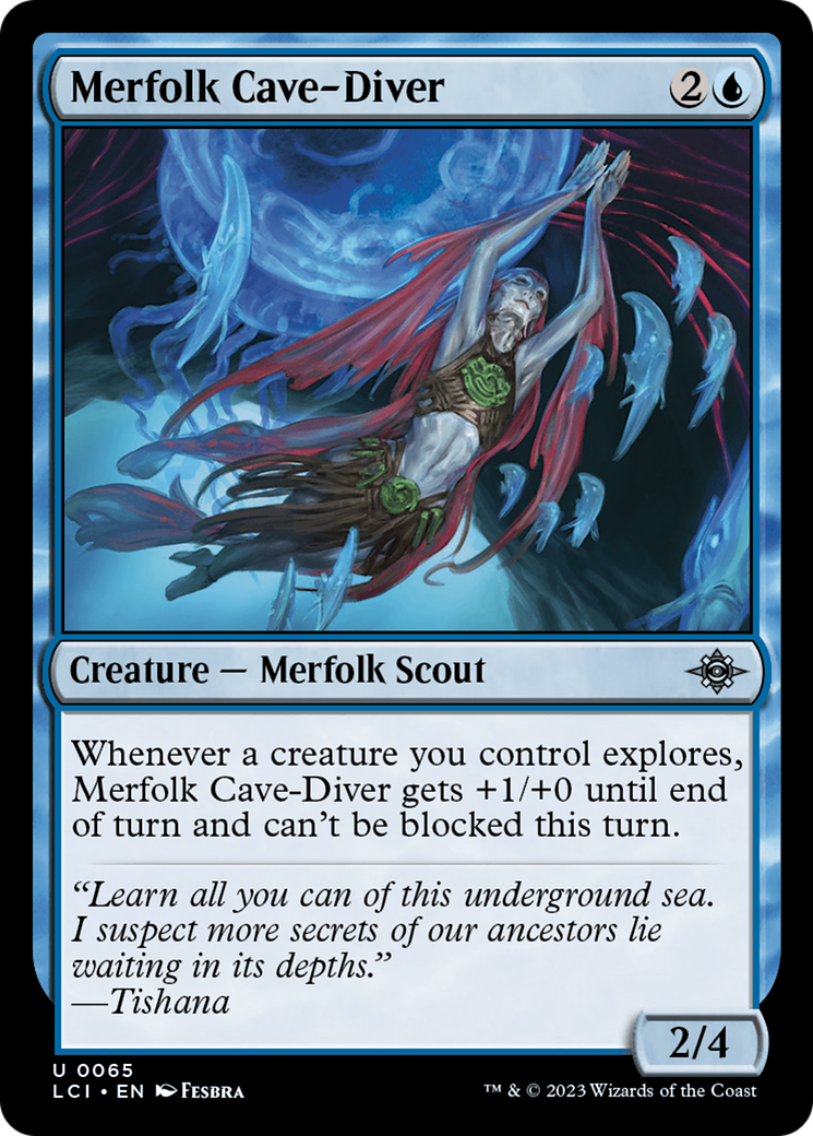Merfolk Cave-Diver [The Lost Caverns of Ixalan] | Good Games North