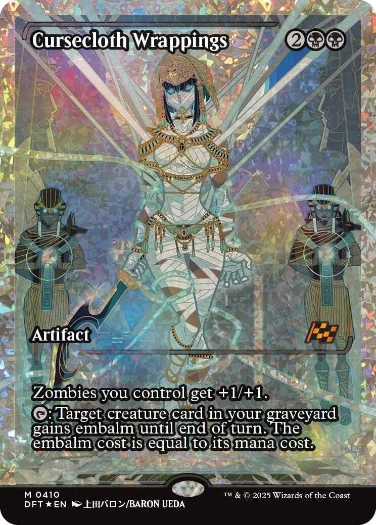 Cursecloth Wrappings (Showcase Fracture Foil) (Japanese) [Aetherdrift] | Good Games North