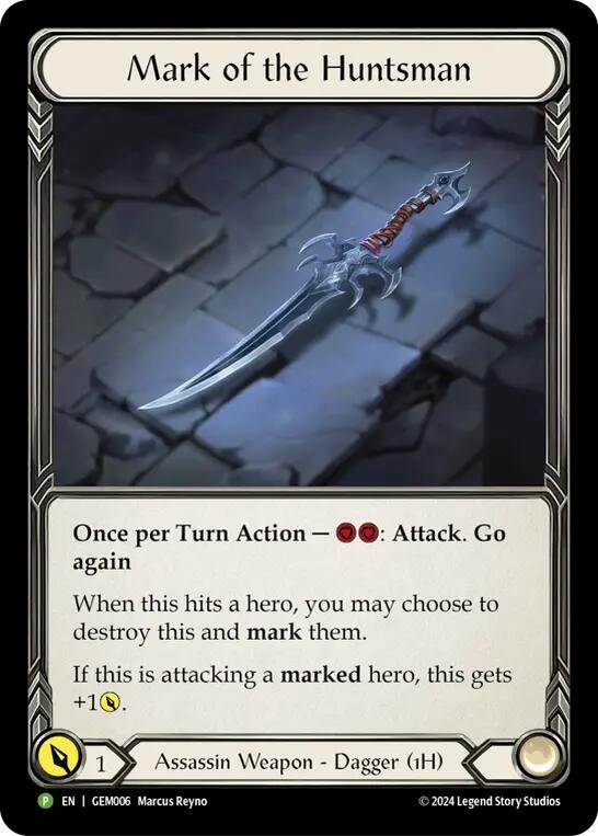 Mark of the Huntsman [GEM006] (GEM Pack 1)  Cold Foil | Good Games North