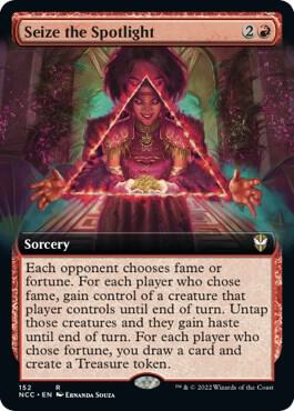 Seize the Spotlight Extended Art 152 (Commander: Streets of New Capenna)  | Good Games North