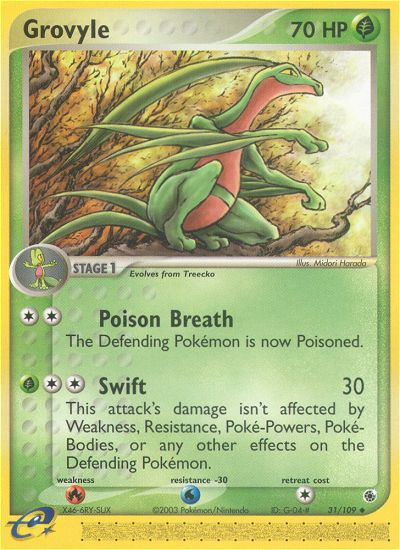 Grovyle (31/109) [EX: Ruby & Sapphire] | Good Games North