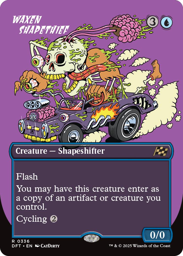 Waxen Shapethief (Borderless) [Aetherdrift] | Good Games North