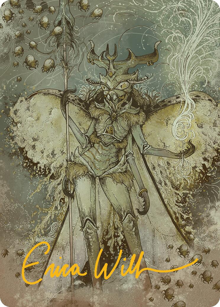 Aatchik, Emerald Radian Art Card (6/54) (Gold-Stamped Signature) [Aetherdrift Art Series] | Good Games North