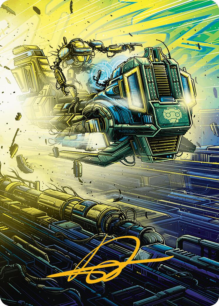 Guidelight Pathmaker Art Card (Gold-Stamped Signature) [Aetherdrift Art Series] | Good Games North