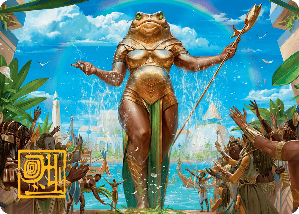 Sab-Sunen, Luxa Embodied Art Card (Gold-Stamped Signature) [Aetherdrift Art Series] | Good Games North