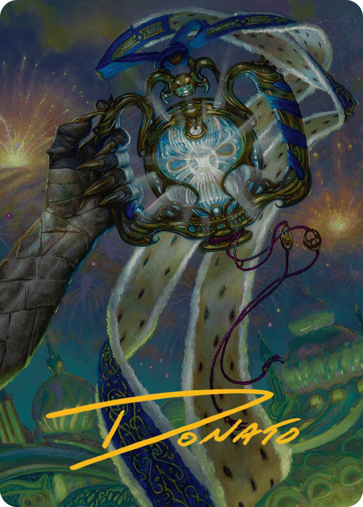 The Aetherspark Art Card (Gold-Stamped Signature) [Aetherdrift Art Series] | Good Games North