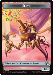 Servo // Thopter (0009) Double-Sided Token [Aetherdrift Tokens] | Good Games North