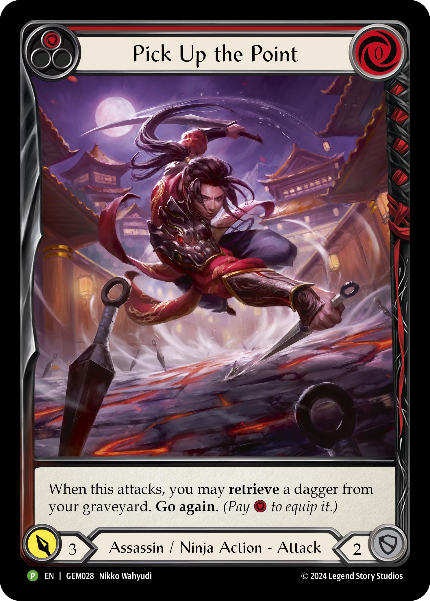 Pick Up the Point (Red) [GEM028] (GEM Pack 1)  Rainbow Foil | Good Games North