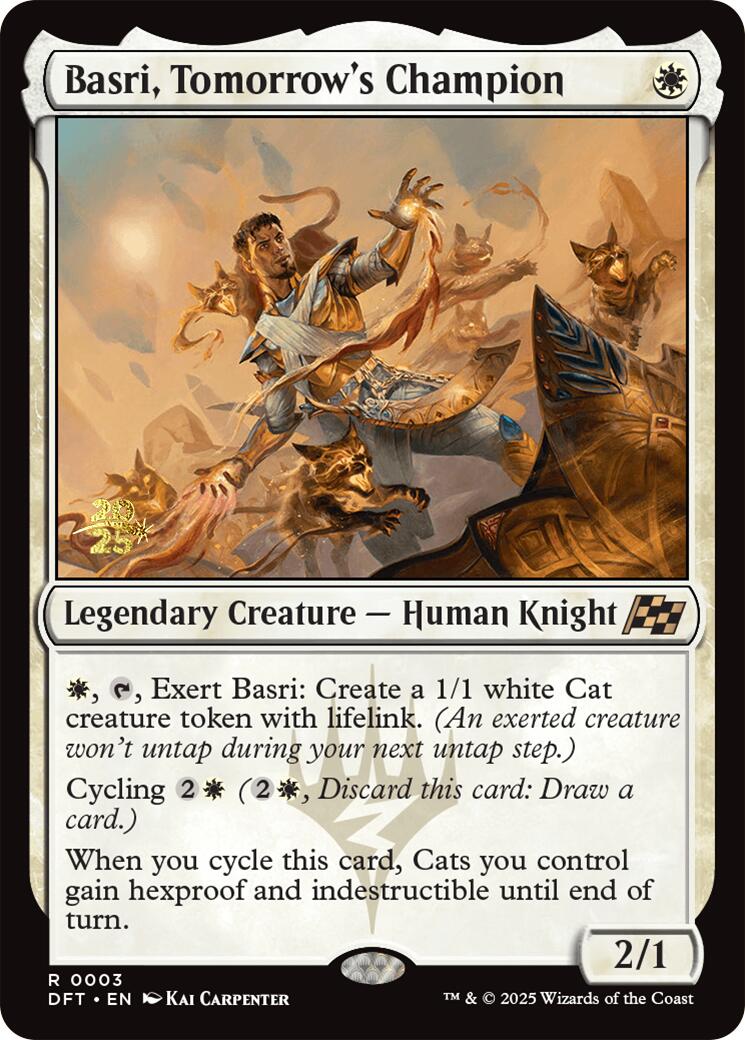 Basri, Tomorrow's Champion [Aetherdrift Prerelease Promos] | Good Games North