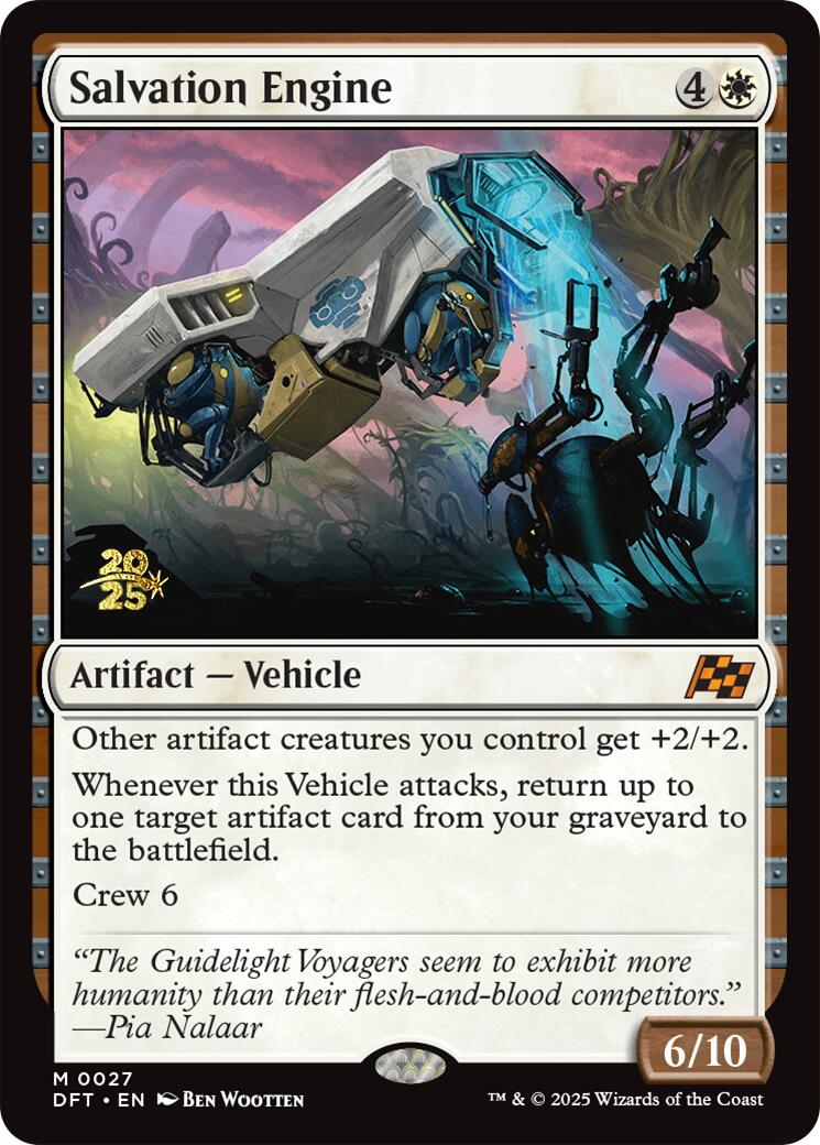 Salvation Engine [Aetherdrift Prerelease Promos] | Good Games North