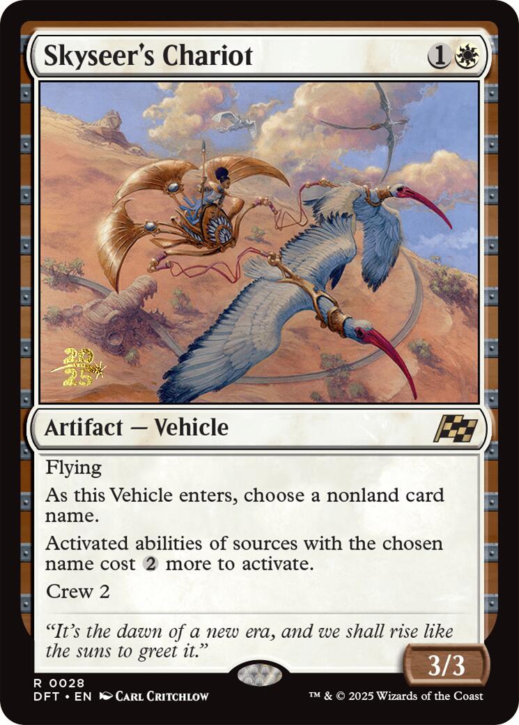 Skyseer's Chariot [Aetherdrift Prerelease Promos] | Good Games North