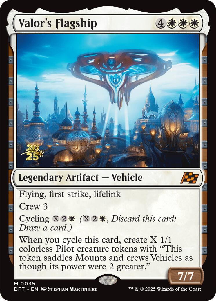 Valor's Flagship [Aetherdrift Prerelease Promos] | Good Games North