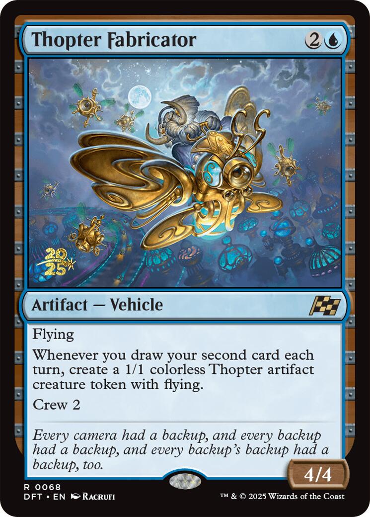 Thopter Fabricator [Aetherdrift Prerelease Promos] | Good Games North