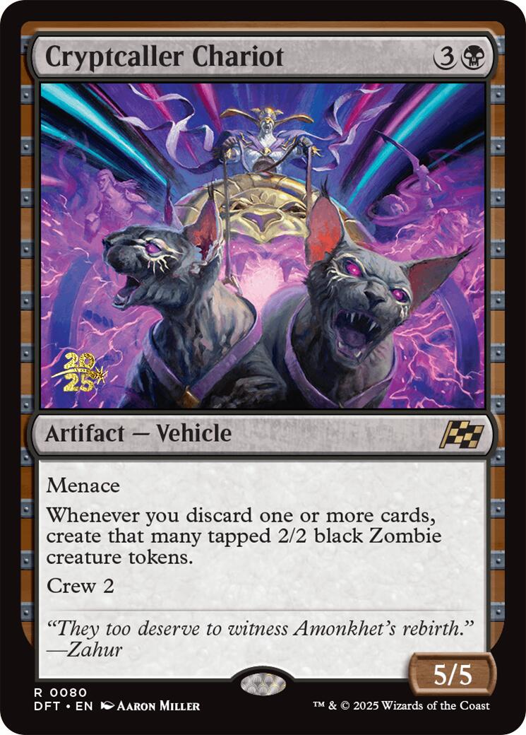 Cryptcaller Chariot [Aetherdrift Prerelease Promos] | Good Games North