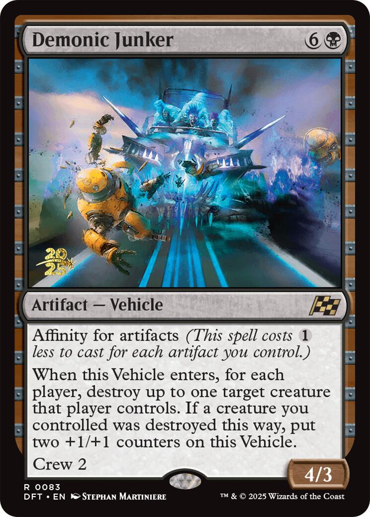 Demonic Junker [Aetherdrift Prerelease Promos] | Good Games North