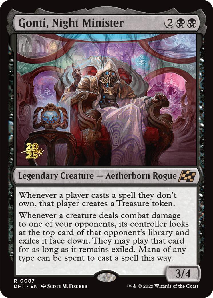 Gonti, Night Minister [Aetherdrift Prerelease Promos] | Good Games North