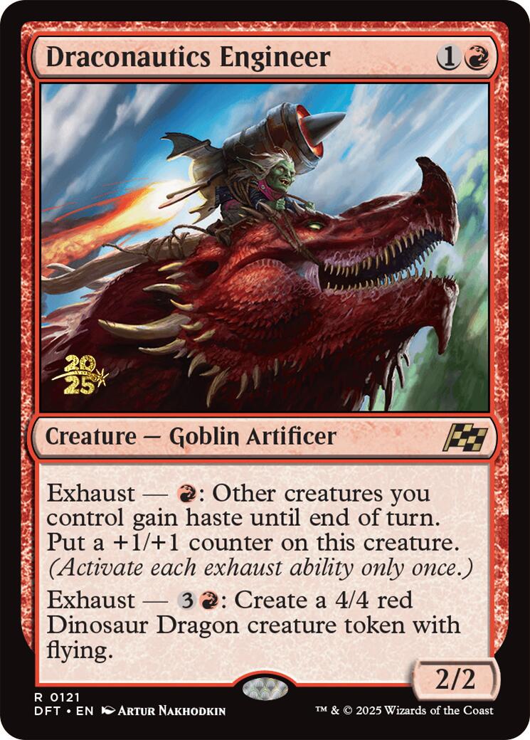 Draconautics Engineer [Aetherdrift Prerelease Promos] | Good Games North