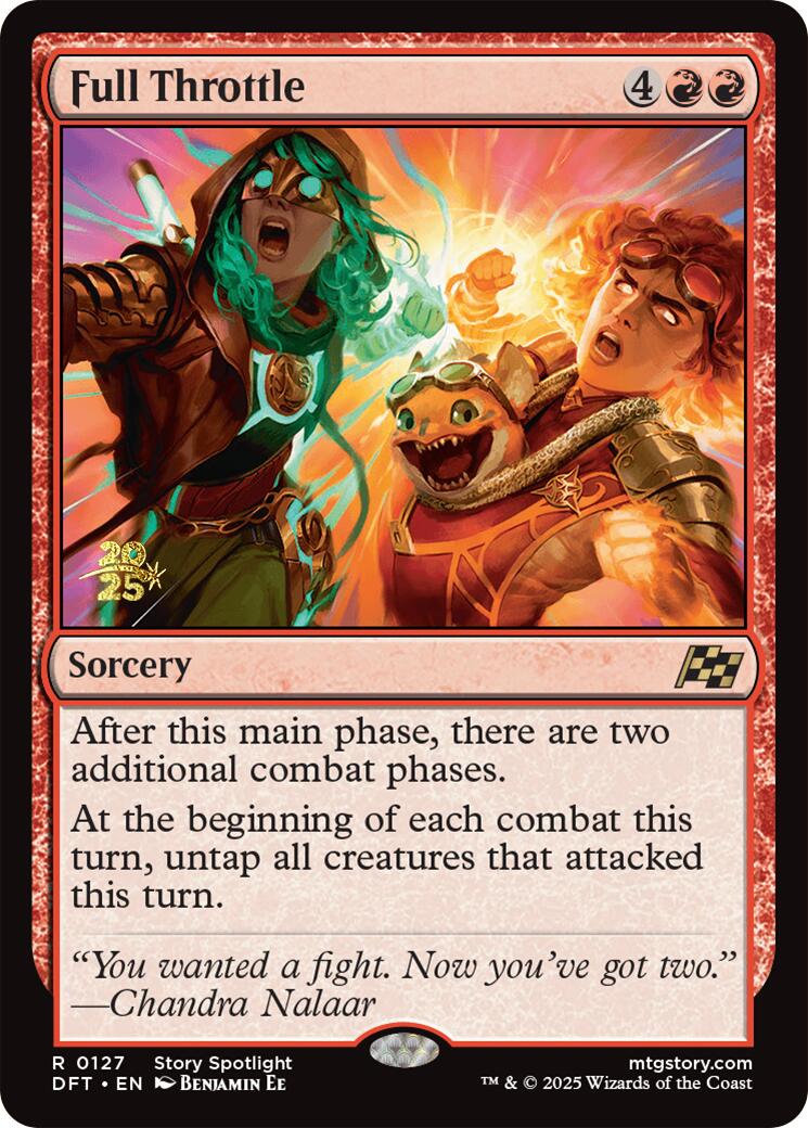 Full Throttle [Aetherdrift Prerelease Promos] | Good Games North