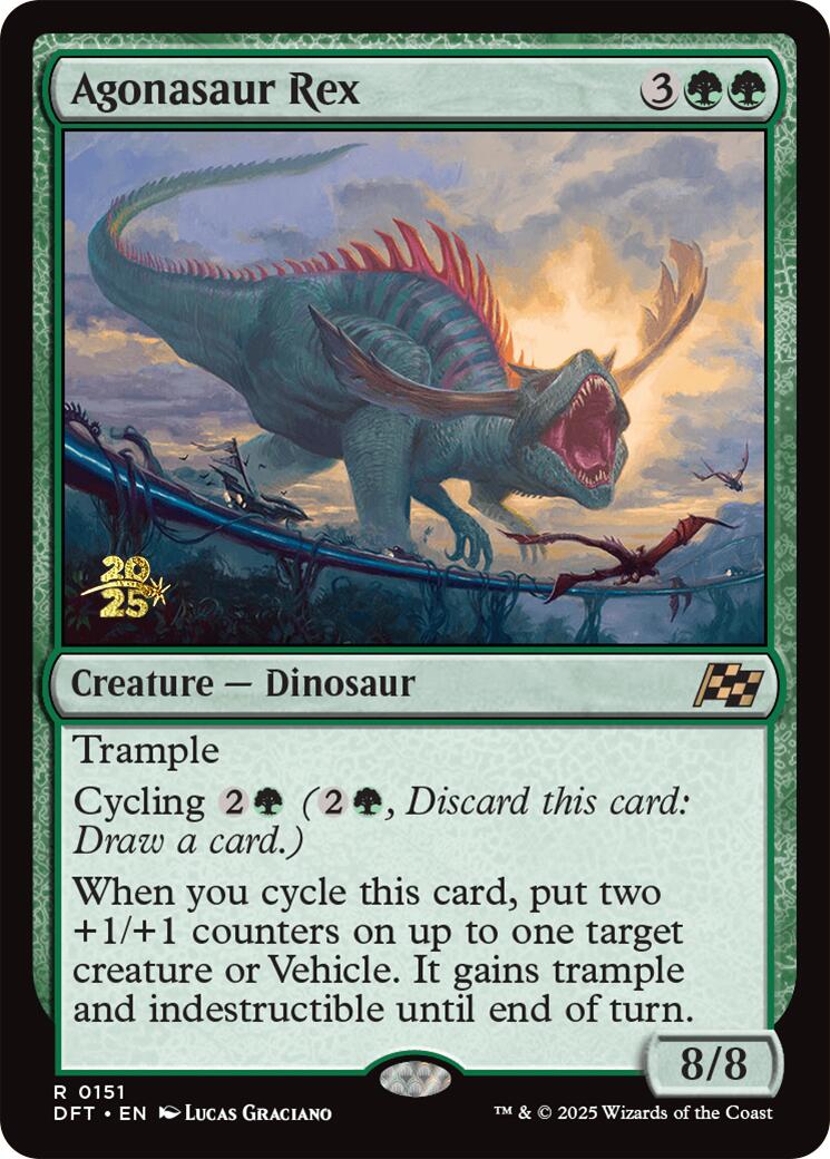 Agonasaur Rex [Aetherdrift Prerelease Promos] | Good Games North
