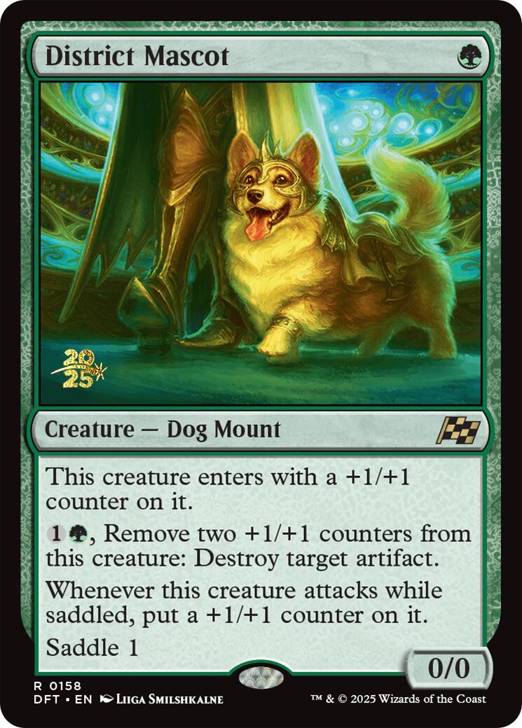 District Mascot [Aetherdrift Prerelease Promos] | Good Games North