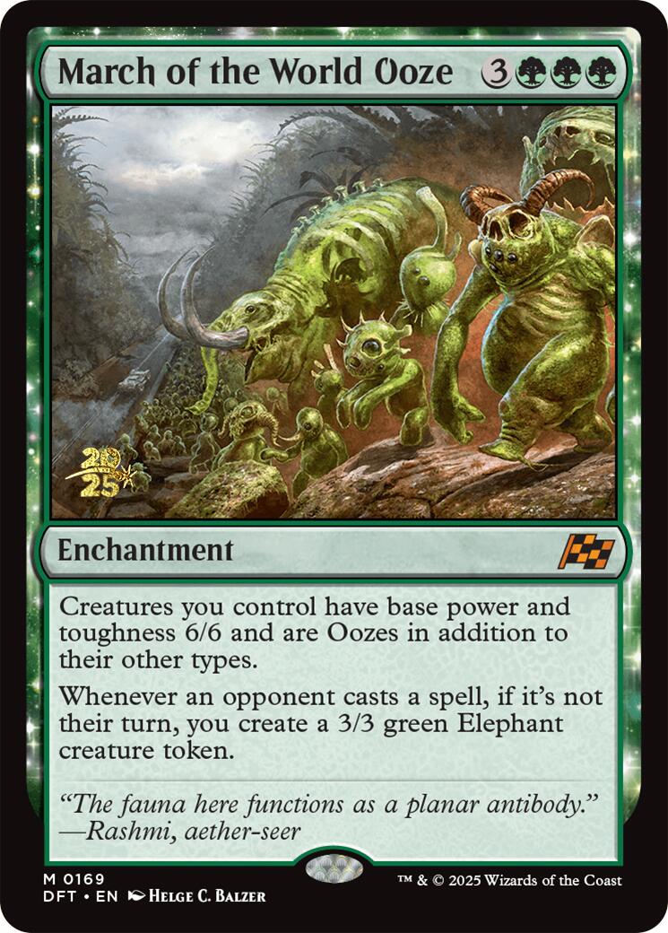 March of the World Ooze [Aetherdrift Prerelease Promos] | Good Games North