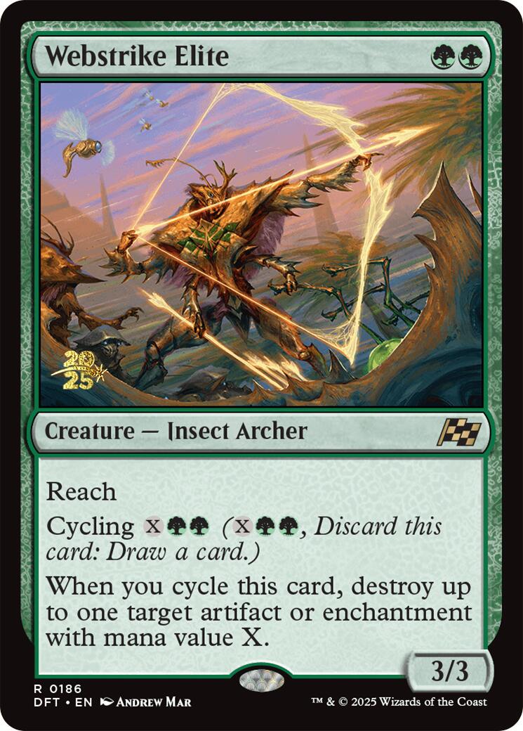 Webstrike Elite [Aetherdrift Prerelease Promos] | Good Games North