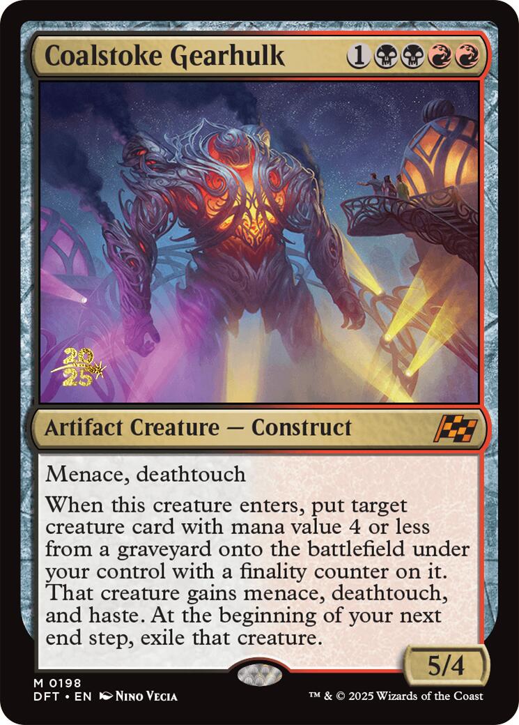 Coalstoke Gearhulk [Aetherdrift Prerelease Promos] | Good Games North