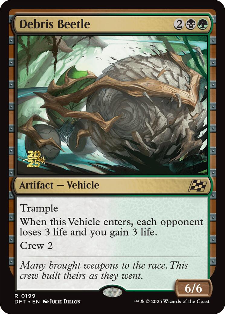 Debris Beetle [Aetherdrift Prerelease Promos] | Good Games North