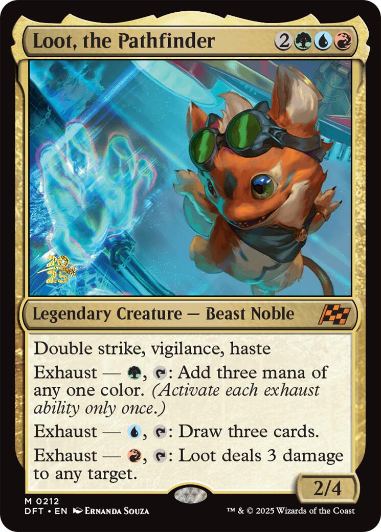 Loot, the Pathfinder [Aetherdrift Prerelease Promos] | Good Games North