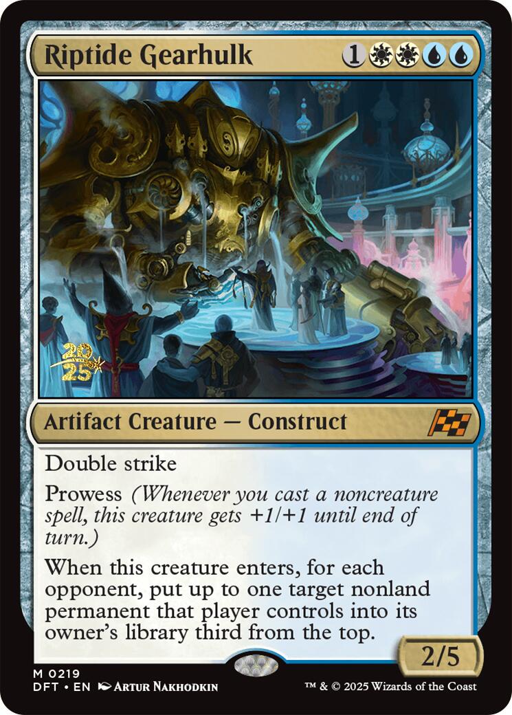 Riptide Gearhulk [Aetherdrift Prerelease Promos] | Good Games North