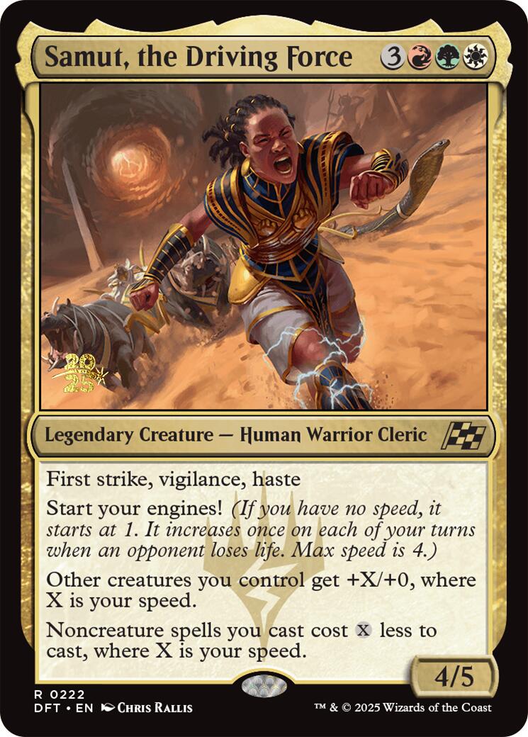 Samut, the Driving Force [Aetherdrift Prerelease Promos] | Good Games North