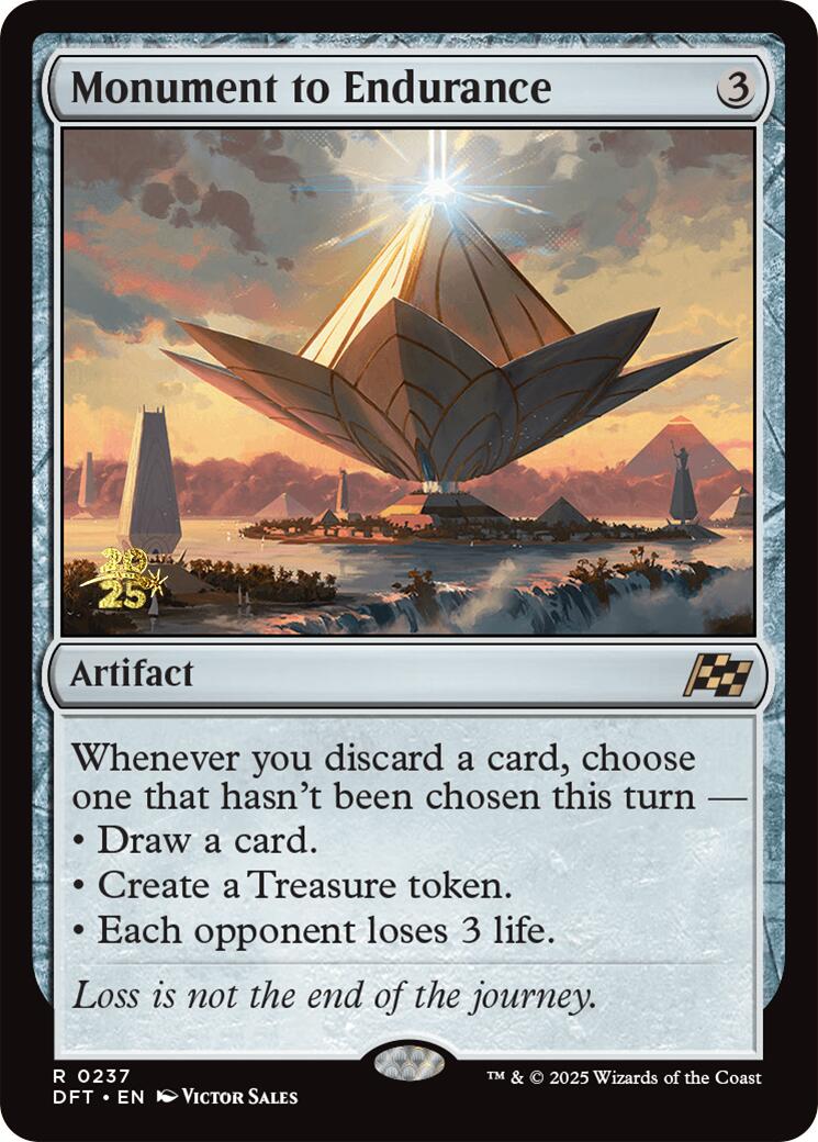 Monument to Endurance [Aetherdrift Prerelease Promos] | Good Games North