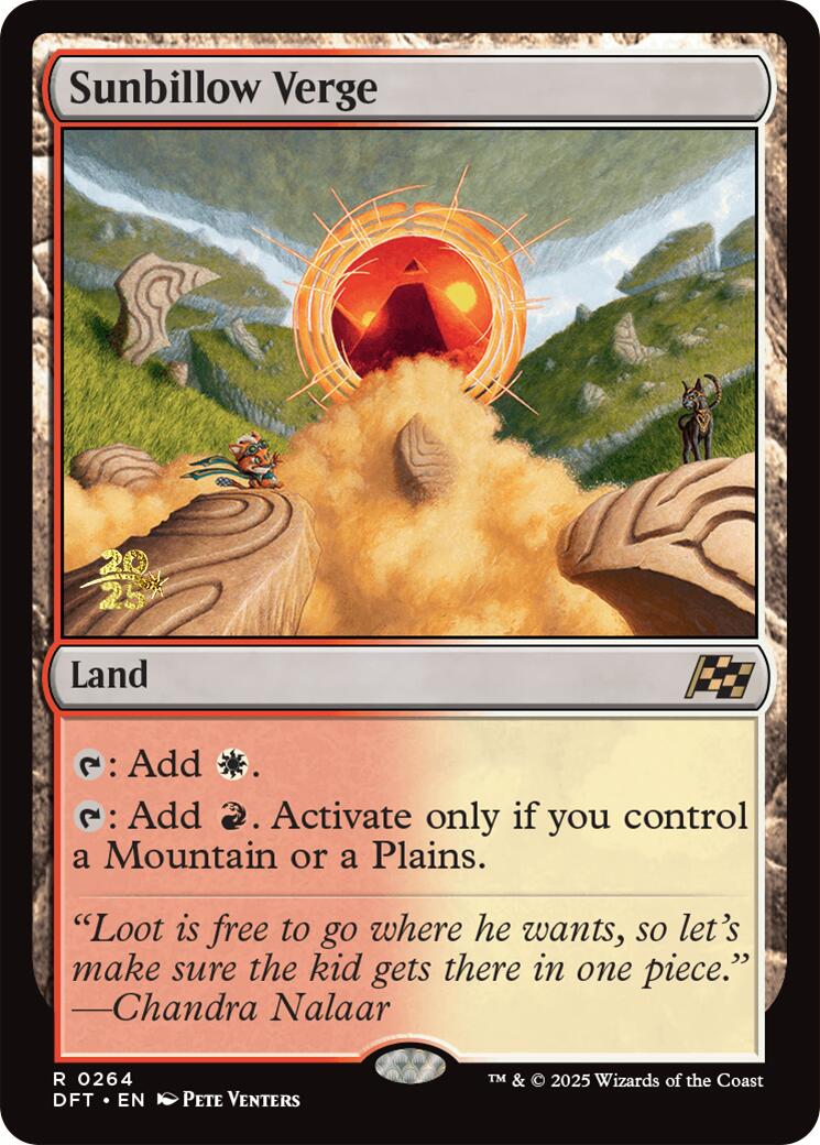 Sunbillow Verge [Aetherdrift Prerelease Promos] | Good Games North