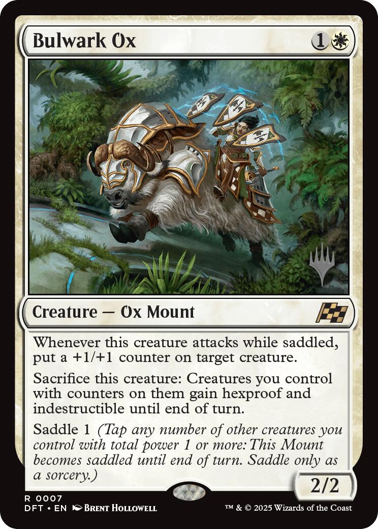 Bulwark Ox (Promo Pack) [Aetherdrift Promos] | Good Games North